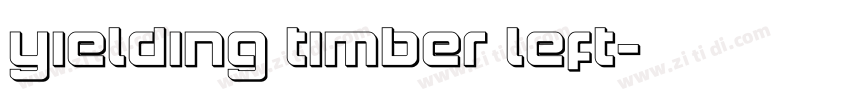 Yielding Timber Left字体转换